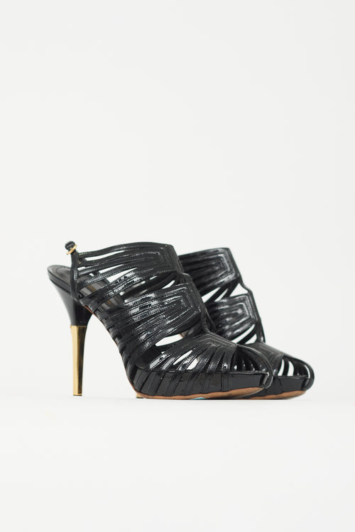 Louis Vuitton Patent Leather Marbella Heel