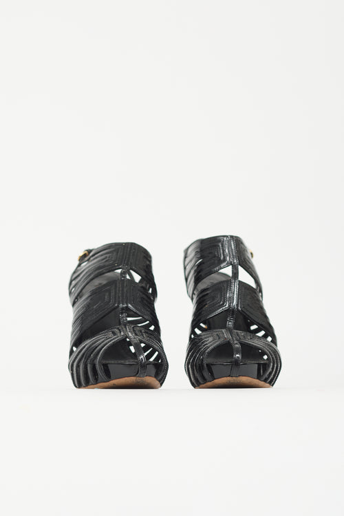 Louis Vuitton Patent Leather Marbella Heel