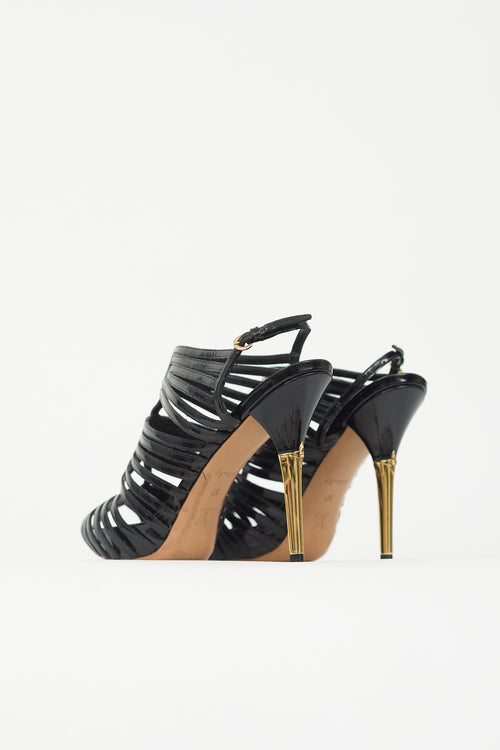 Louis Vuitton Patent Leather Marbella Heel