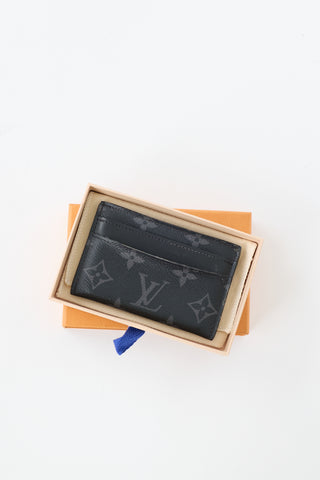 Louis Vuitton Monogram Eclipse Double Card Holder