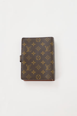 Louis Vuitton Monogram Medium Ring Agenda Cover