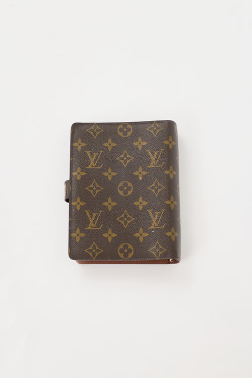 Louis Vuitton Monogram Medium Ring Agenda Cover