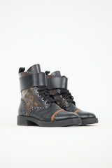 Louis Vuitton Leather LV Monogram Boot