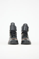 Louis Vuitton Leather LV Monogram Boot