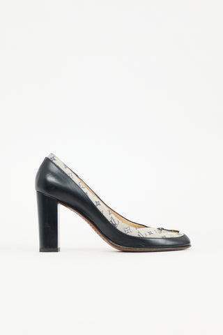 Louis Vuitton Mini Lin Monogram Pump