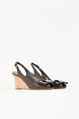 Louis Vuitton Monogram Rivoli Wedge Heel