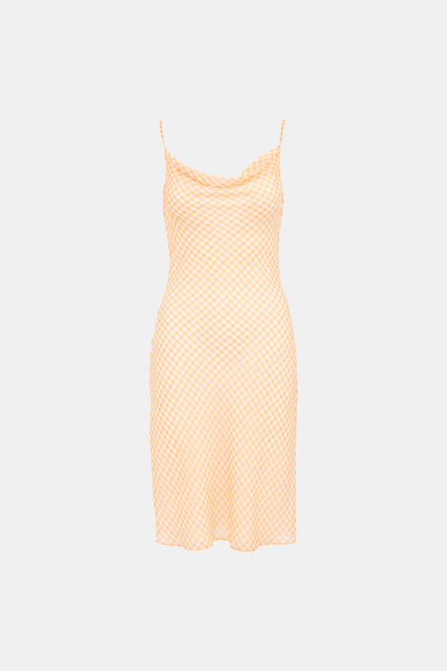 LPA Gingham Slip Dress