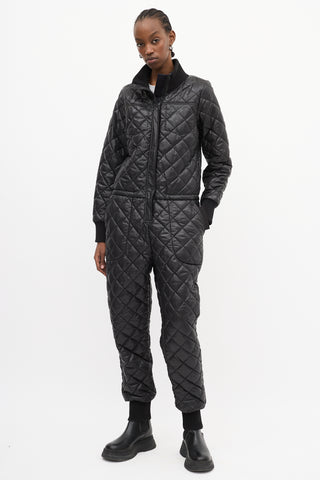 Luxton Black Quilted The Original Jumpsuit