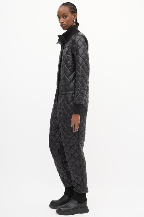 Luxton Black Quilted The Original Jumpsuit