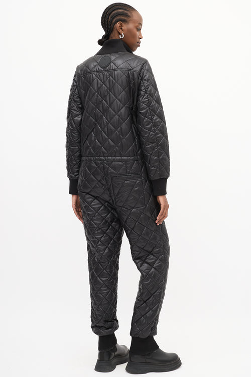 Luxton Black Quilted The Original Jumpsuit