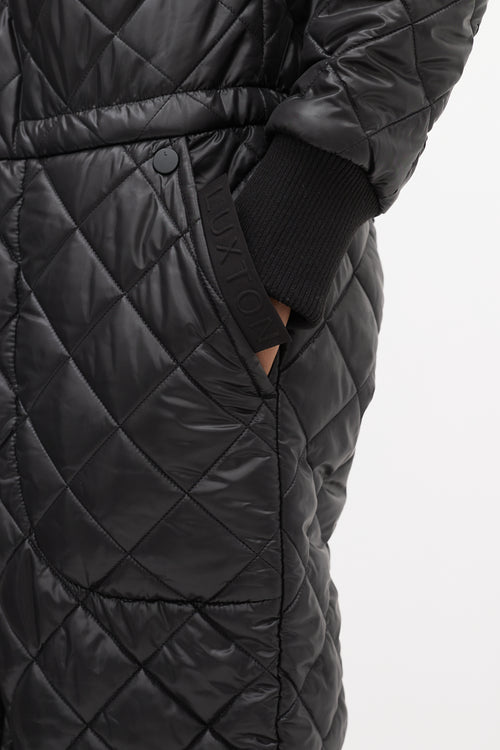 Luxton Black Quilted The Original Jumpsuit