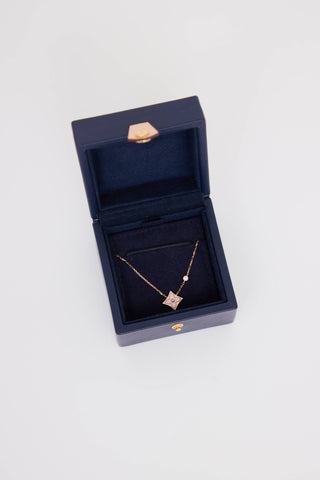 Louis Vuitton 18K Rose Gold and Diamond Color Blossom BB Star Necklace