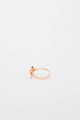 Louis Vuitton 18K Rose Gold & Diamond Idylle Double Blossom Ring
