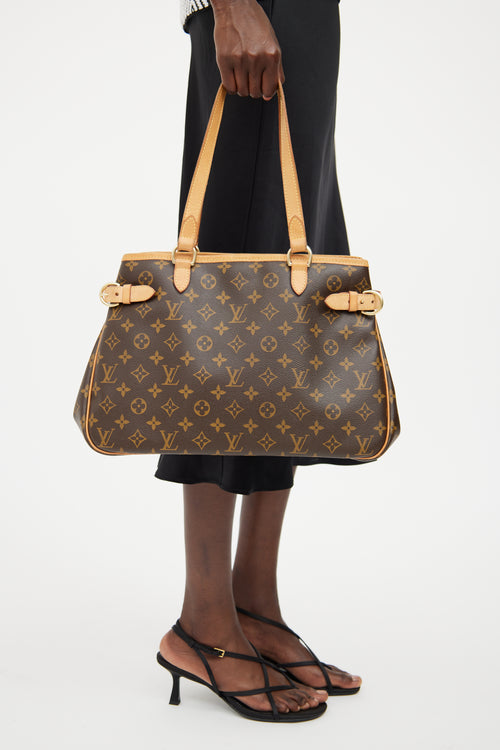 Louis Vuitton Brown Monogram Batignolles Horizontal Bag