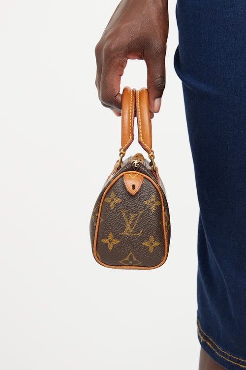 Louis Vuitton Brown Monogram Nano Speedy Bag