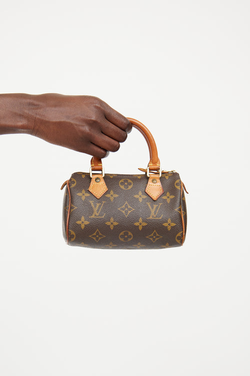 Louis Vuitton Brown Monogram Nano Speedy Bag