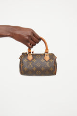 Louis Vuitton Brown Monogram Nano Speedy Bag