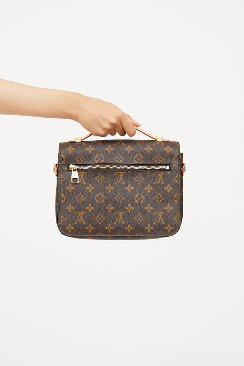 Louis Vuitton Brown Monogram Pochette Metis Bag