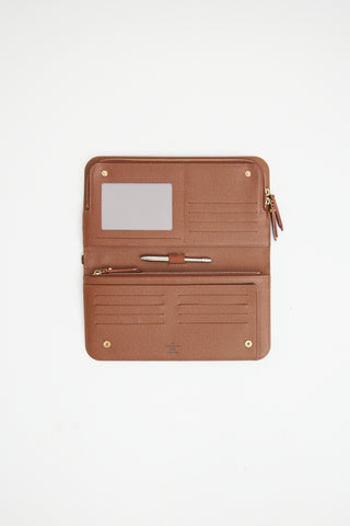 Louis Vuitton Brown Insolite Zip Tavel Monogram Wallet