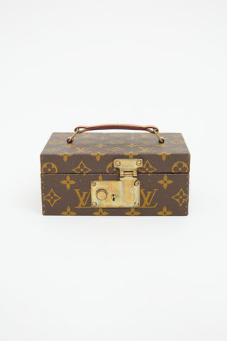 Louis Vuitton 1986 Brown Monogram Boite A Tout Jewelry Case