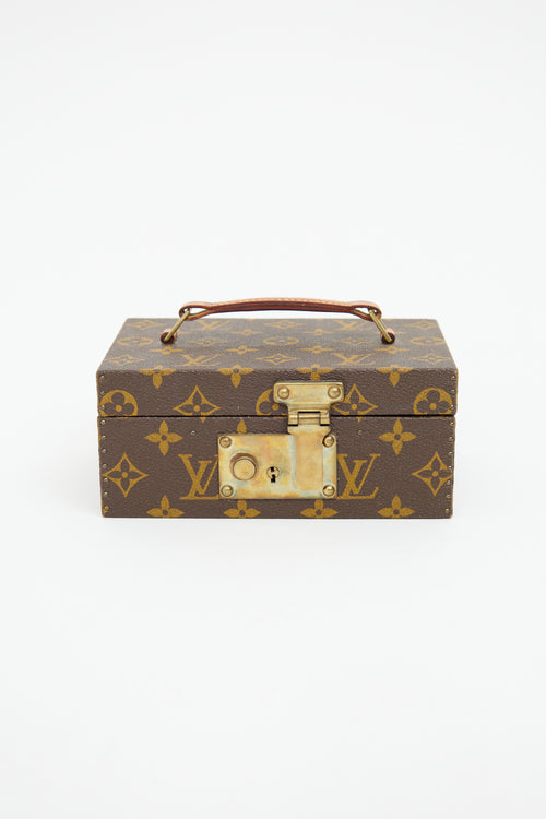 Louis Vuitton 1986 Brown Monogram Boite A Tout Jewelry Case