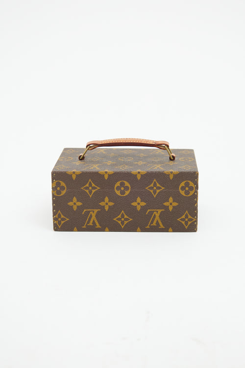 Louis Vuitton 1986 Brown Monogram Boite A Tout Jewelry Case