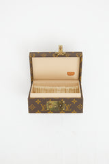 Louis Vuitton 1986 Brown Monogram Boite A Tout Jewelry Case