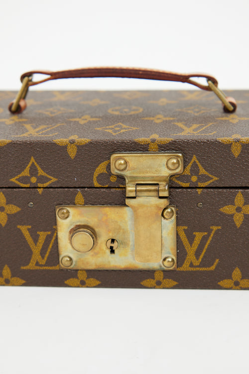 Louis Vuitton 1986 Brown Monogram Boite A Tout Jewelry Case