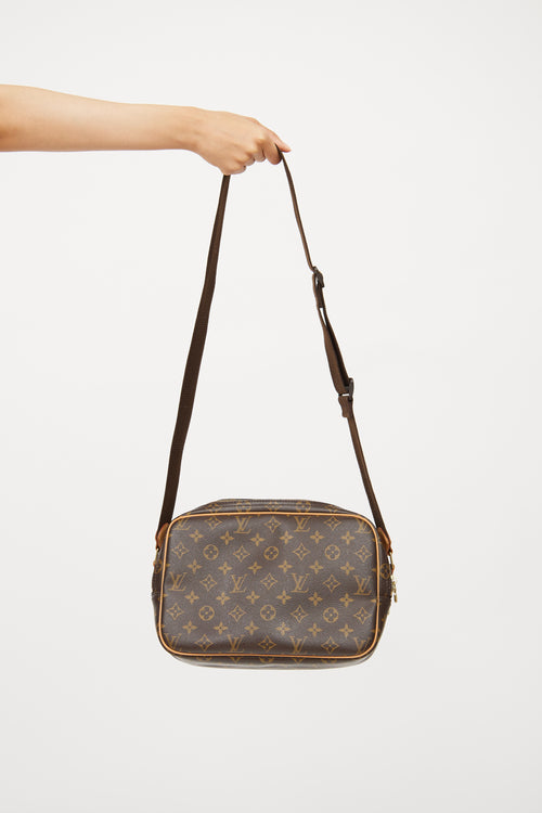 Louis Vuitton Brown Monogram Reporter Bag