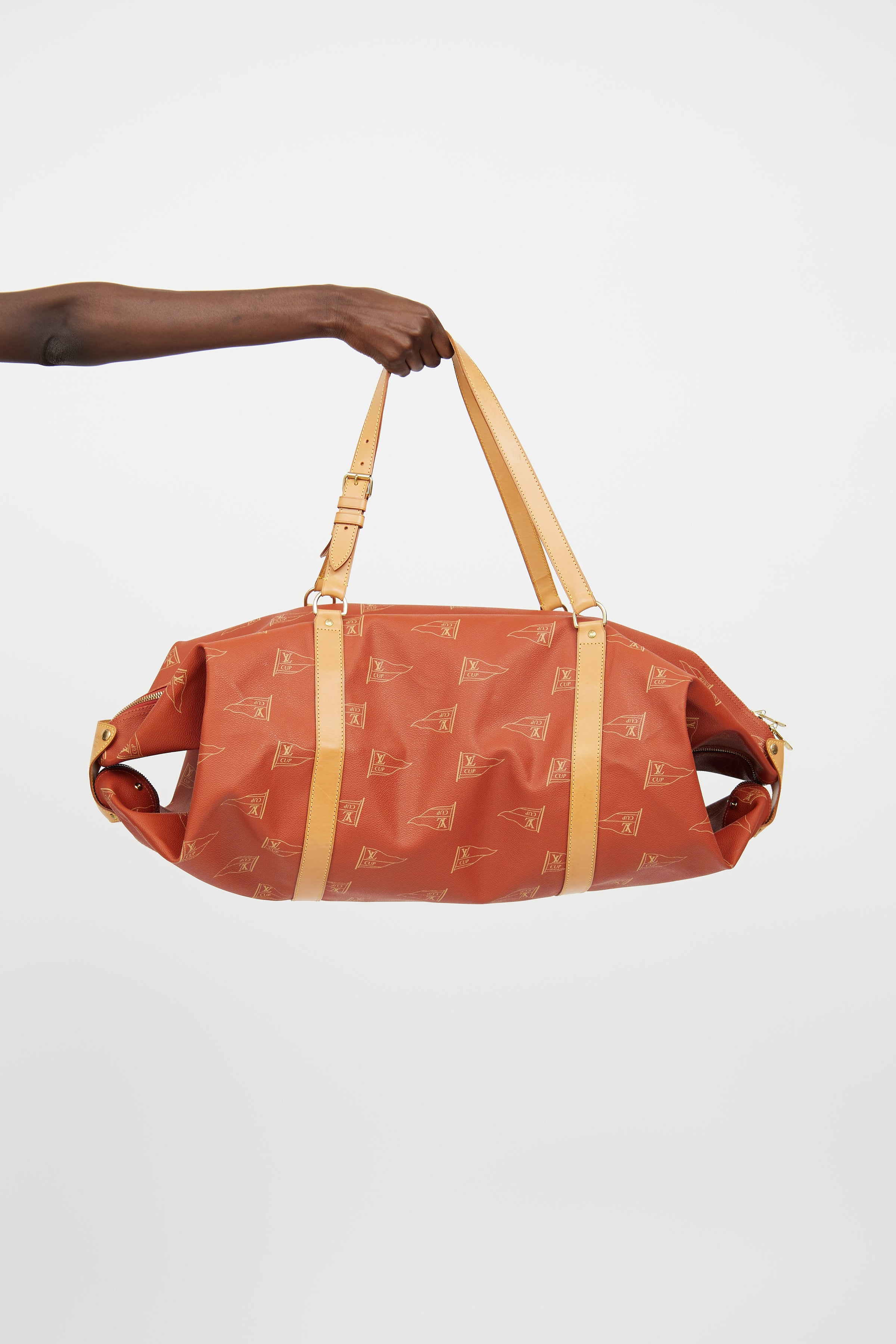 louis vuitton backpack americas cup Louis Vuitton // 1994 Red America's Cup Keepall Garment Bag – VSP Consignment