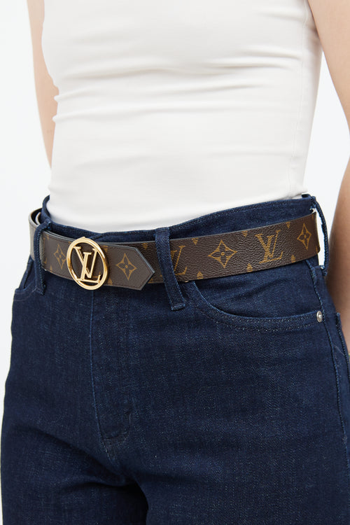 Brown Monogram & Black Epi Coquelicot Belt