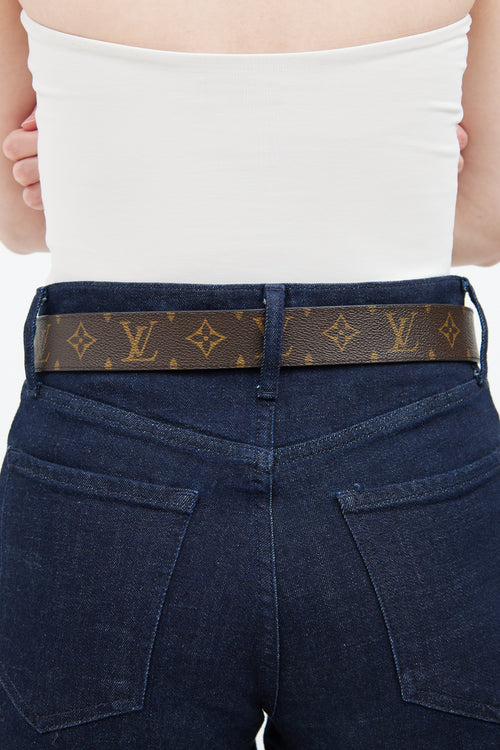 Brown Monogram & Black Epi Coquelicot Belt