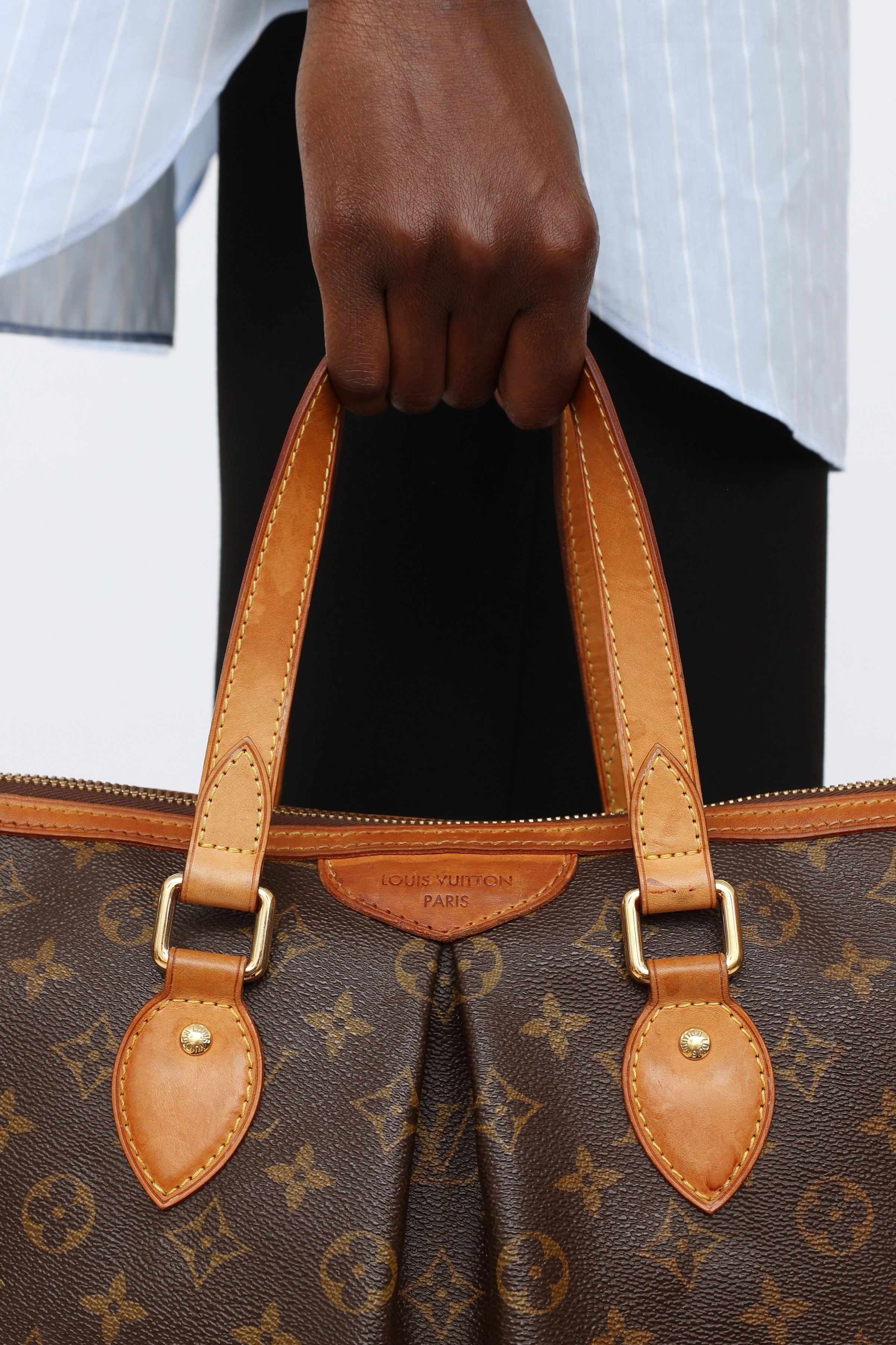 Louis Vuitton // 2010 Brown Monogram Palermo PM Tote Bag – VSP