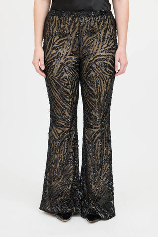 L'AgenceSequin Flared Pant