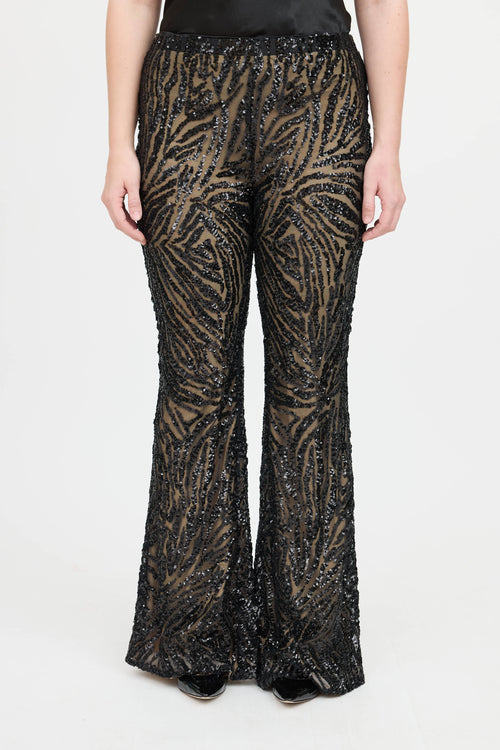 L'AgenceSequin Flared Pant