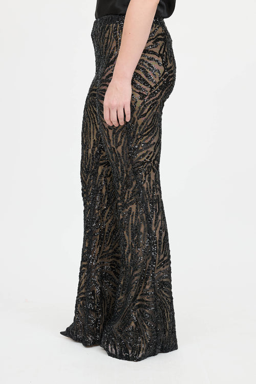 L'AgenceSequin Flared Pant