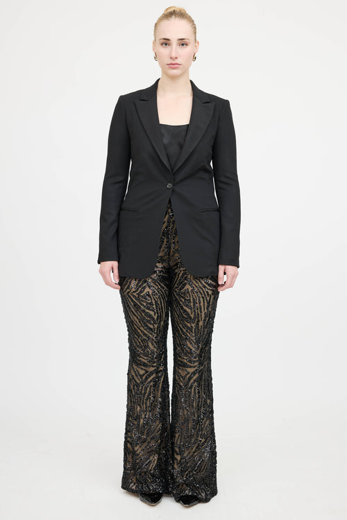 L'AgenceSequin Flared Pant