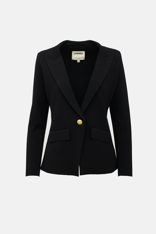 L'Agence Knit Chamberlain Blazer