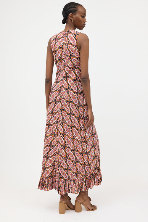 La DoubleJ Printed Frilly Dress