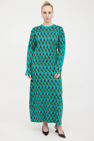 La DoubleJ Knit Geometric Dress