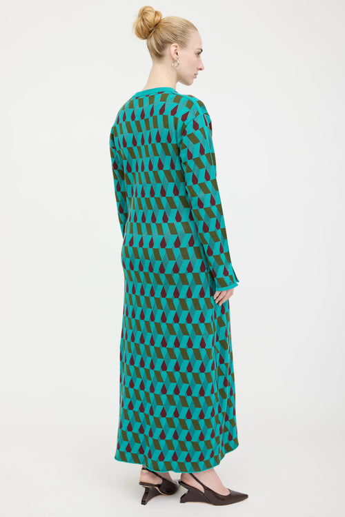 La DoubleJ Knit Geometric Dress