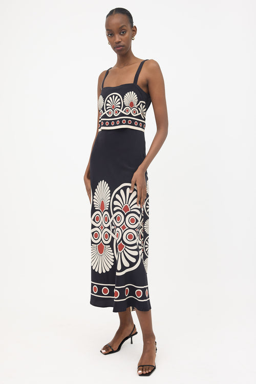 La DoubleJ Silk Slip-Around Dress