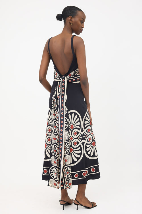 La DoubleJ Silk Slip-Around Dress