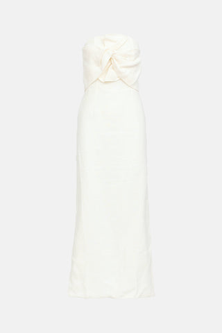 LabecaLinen Strapless Maxi Dress