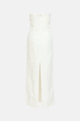 LabecaLinen Strapless Maxi Dress