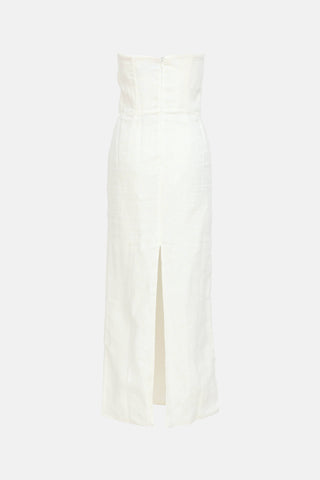 LabecaLinen Strapless Maxi Dress