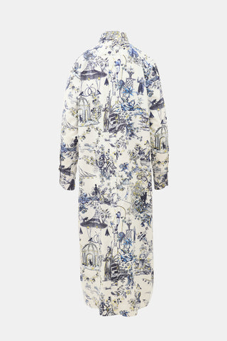 Laboratorio Capri Printed Shirt Dress