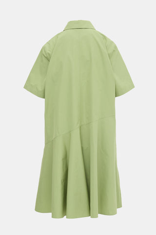 Lafayette 148 Flounced Shirt Dress