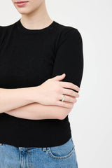 Lagos Sterling Silver Caviar Maya Stone Stack Ring