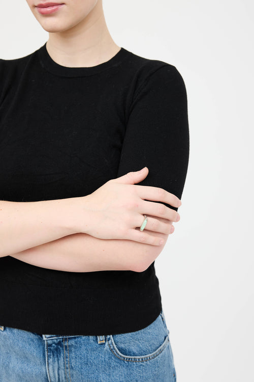 LAGOS Sterling Silver Caviar Maya Stone Stack Ring